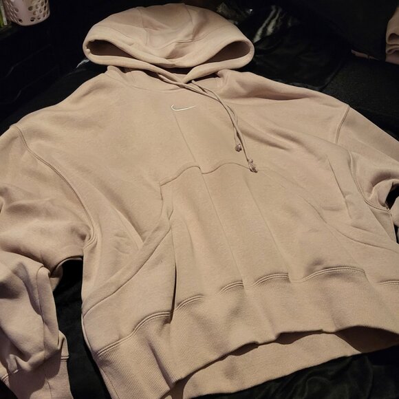 Nike Phoenix oversized hoodie & high waisted jogger sweatpants - diffused taupe - Picture 4 of 9